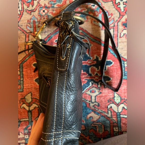 Vintage Coach Crossbody Black Bag - Picture 3 of 16